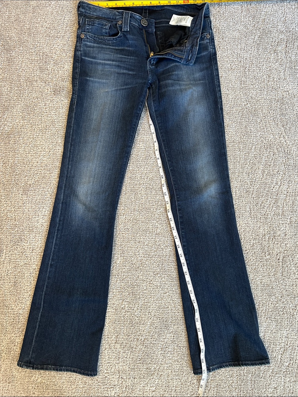 Big Star Dark Blue Flare Jeans for Women